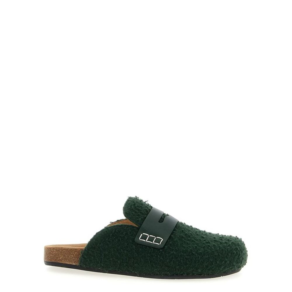 J.W.Anderson Bicolor Virgin Wool Slip-On Women's Loafers